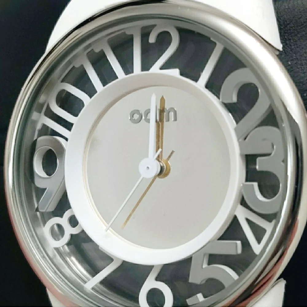 Unisex ODM Sky Hour White Big Faced Watch